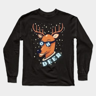 Sunglasses Deer: Forest Coolness, Trendy Elegance Long Sleeve T-Shirt